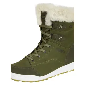 Guggen Mountain Winterstiefel Uni in Olive | offwhite 37