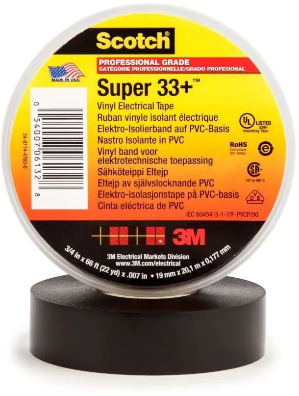 3M Deutschland PVC Elektro-Isolierband Super33+50x33