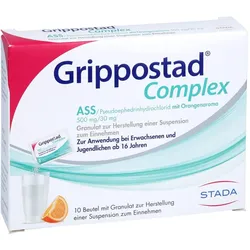 Grippostad Complex ASS/Pseudoephedrin Orange 500mg/30mg