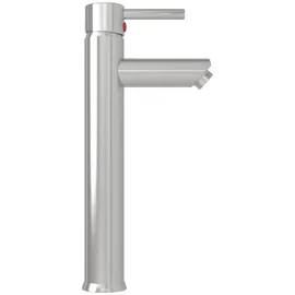 vidaXL Waschbecken Einhandmischer Weiß