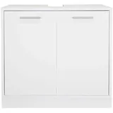 stabilo-sanitär Waschtischunterschrank 2-türig 60 x 58 x 33 cm Weiß Glänzend