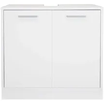 stabilo-sanitär Waschtischunterschrank 2-türig 60 x 58 x 33 cm Weiß Glänzend