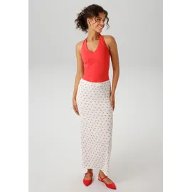 Aniston CASUAL Maxirock Damen Kirschen Bedruckt Wollweiß/Rot/Hellgrün 38