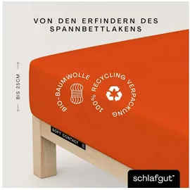 schlafgut Soft Contact 90 x 190 - 100 x 200 cm red mid