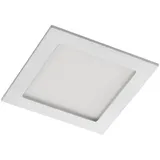 PRIOS LED-Einbaulampe Helina, silber, 16,5 cm, dimmbar