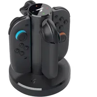STEALTH Quad Ladestation schwarz Nintendo Switch 2