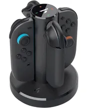 STEALTH Quad Ladestation schwarz Nintendo Switch 2