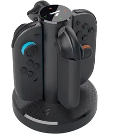 STEALTH Quad Ladestation schwarz Nintendo Switch 2