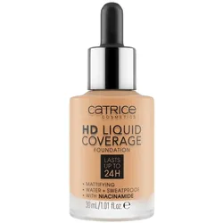 Catrice HD Liquid Coverage Foundation 034 - MEDIUM BEIGE 30 ml Hellbraun 
