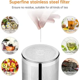 MINO ANT 1200ML Teekanne Set mit Siebeinsatz, 4