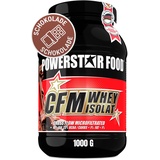 POWERSTAR FOOD CFM WHEY ISOLAT 1000 g Dose, Double Chocolate