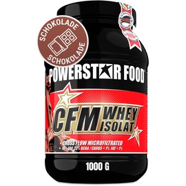 Powerstar Food CFM WHEY ISOLAT 1000 g Dose, Double Chocolate