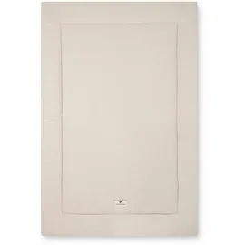 Julius Zöllner Krabbeldecke Musselin 95x135 cm | Made in Germany | 100% Baumwollmusselin| OEKO-TEX® STANDARD 100 | Sand