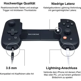 Backbone One Controller Schwarz iOS