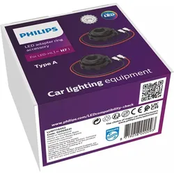 PHILIPS Adapterring LED type A (2stk.) Lampenfassung, Hauptscheinwerfer  11184X2