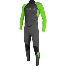 o ́neill wetsuits O'Neill Youth Reactor Wetsuit, Graph/Dayglow, 8