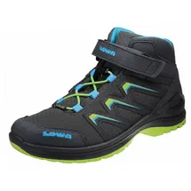 Lowa Maddox GTX Mid Kinder graphit/limone 23