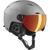 Black Crevice Skihelm mit Visierr Kirchberg Gun Metal, M (54-57cm)...