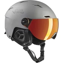 Black Crevice Skihelm mit Visierr Kirchberg Gun Metal, M (54-57cm)...