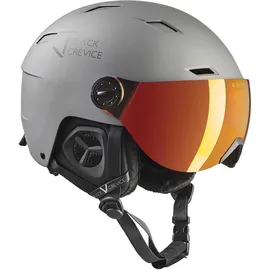 Black Crevice Skihelm mit Visierr Kirchberg Gun Metal, M (54-57cm)...