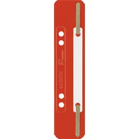 Leitz 25er-Pack Kunststoff-Heftstreifen »3710« rot, Leitz, 3.5x15.8 cm
