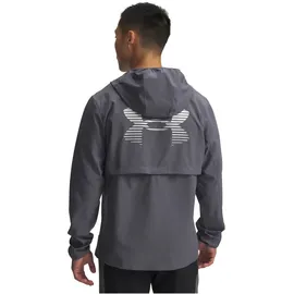 Under Armour Velociti Pro Storm Kapuzenjacke dunkelgrau - XXL