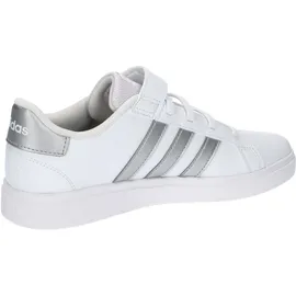 adidas Grand Court 2.0 Kids Cloud White / Matte Silver / Matte Silver 30