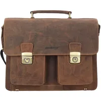 GREENBURRY Vintage Lehrertasche braun 15.4''