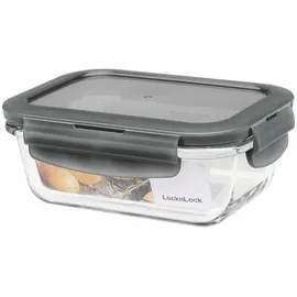 Lock & Lock LocknLock Frischhaltedose LLG422G, aus Glas, 0,38 Liter, transparent, luftdicht