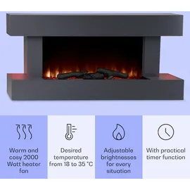 Klarstein Studio Light & Fire 1 Smart schwarz