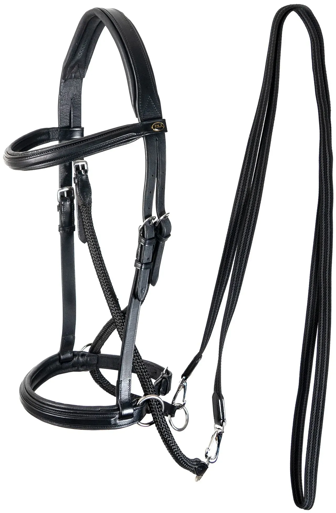 F.R.A. Freedom Riding Articles Dietsji Gebisslose Trense mit Zügeln (System 5)