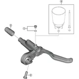 Shimano BL-MT200 Bremshebel links 2022 Scheibenbremshebel schwarz