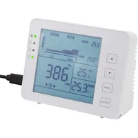 Logilink CO2-Messgerät mit Ampel Temperaturanzeige und Luftfeuchtigkeitsanzeige