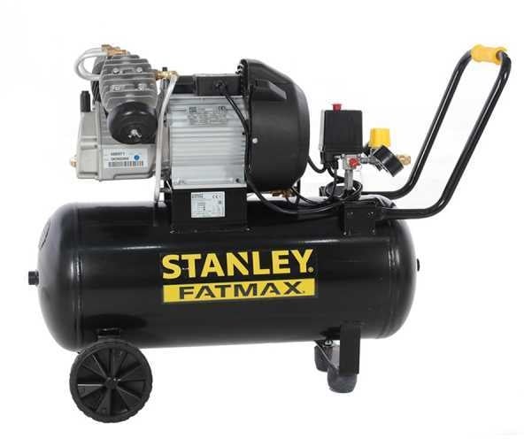 Stanley Fatmax DV2 400/10/50 - Elektrischer Kompressor mit Wagen - Motor 3 PS - 50 Lt