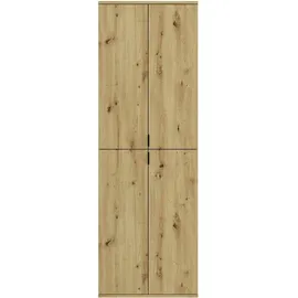 Home Affaire Trondheim Garderobenschrank 243 x 34 x 193 cm braun