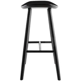 miliboo Barhocker Nussbaum 65 cm Schwarz