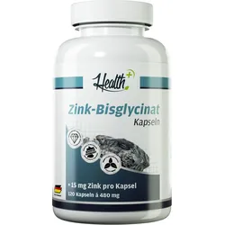 HEALTH+ Zink-Bisglycinat, 120 Kapseln 60g