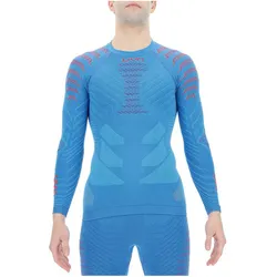 UYN Resilyon langarm Funktionsshirt mit Rundhals Herren blue/red XXL