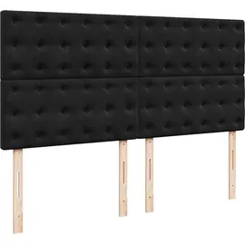 vidaXL Boxspringbett 180 x 200 cm Schwarz