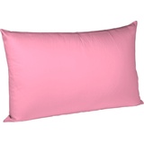fleuresse Kissenbezug Colours Mako Satin, 100% Baumwolle, mit Reißverschluss, fleuresse (2 Stück), Mako Satin, glänzend, glatt, Premium Qualität rosa 40 cm x 60 cm