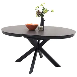 MCA Furniture Keramiktisch Ø schwarz ¦ Maße cm H: 76 Ø: 120.0