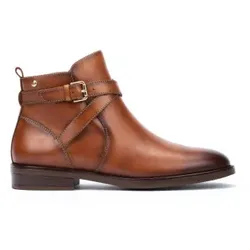 Pikolinos für Damen. W3C-8869 Lederstiefeletten Puertollano braun (36), Wohnung, 1 bis 3 cm, Reißverschluss, Lässig
