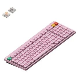 nuphy Node 100 kabellose Mechanische Tastatur Unterstützt Touch-Gesten, Bluetooth/2,4 GHz/USB-C