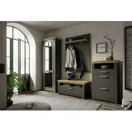 Set One by Musterring GA York Kombi 60 Garderoben-Set 274,5 x 51,2 x 206,6 grau