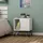 Livetastic Nachtschrank Glynn 50 x 60 x 42 cm Weiß