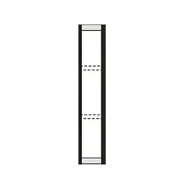 Kerkmann Steckregal Stahl 190x60 cm schwarz