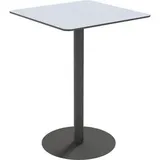 Paperflow meet powered by PAPERFLOW CROSS Stehtisch HPL-Platte grau 80,0 x 80,0 x 110,0 cm