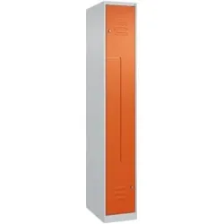 C+P Z-Spind Classic PLUS, 2 Fächer, 1850x300x500mm, 7035/2004 Verschluss Zylinderschloss