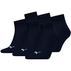 PUMA Unisex Socken, 6er Pack - Quarter, Sneaker Blau 47-49