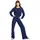 Winshape Damen Functional Comfort Jumpsuit JS101LSC, Comfort Style, Fitness Freizeit Yoga Pilates, Dark-Blue